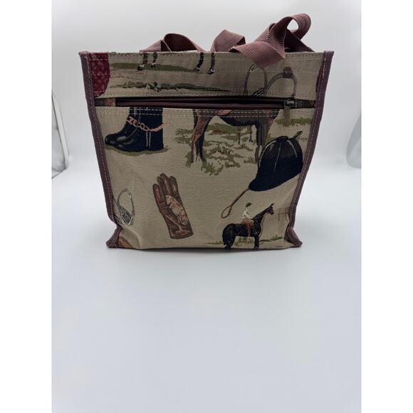 Signare English Horse Tapestry Tote Bag - Picture 4 of 7